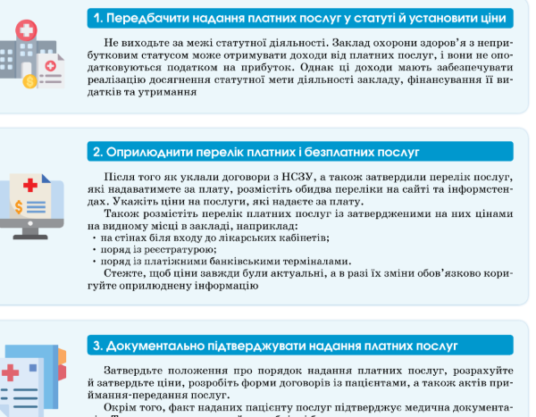 Як надавати платні медичні послуги