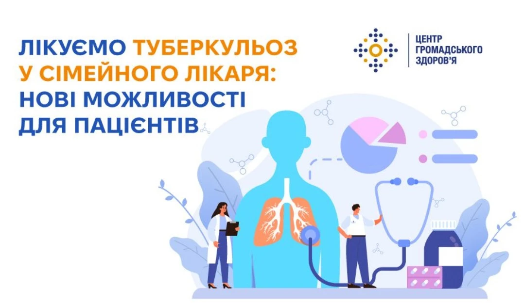 ЦГЗ розповів, як сімейні лікарі в Україні лікують туберкульоз