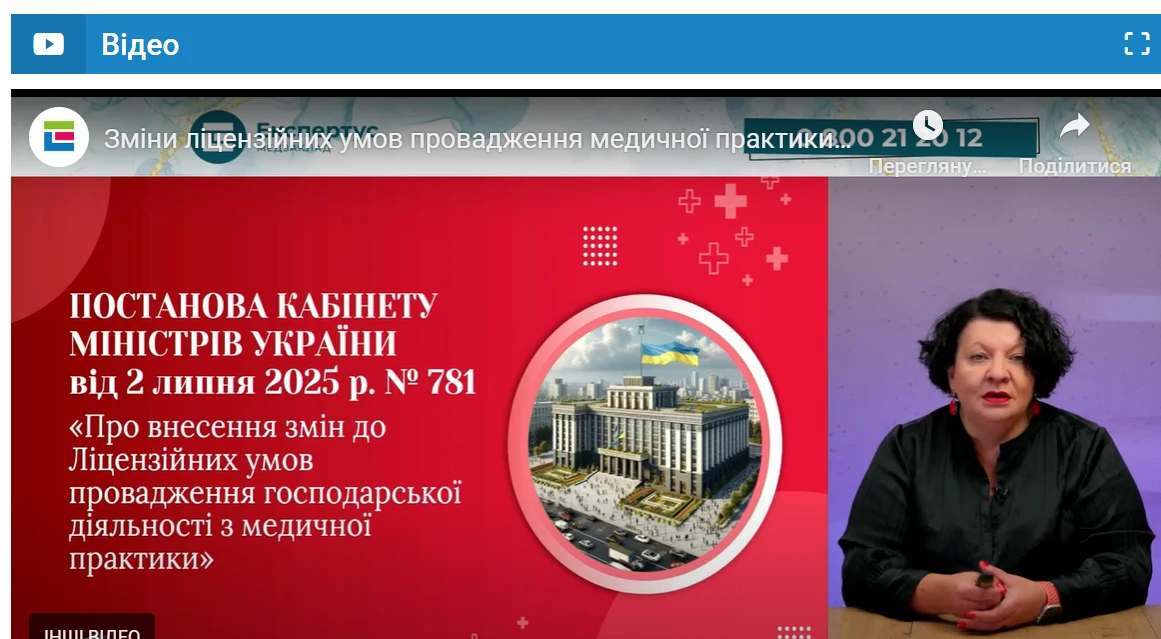 Зміни ліцензійних умов провадження медичної практики: кому й коли подавати нові документи