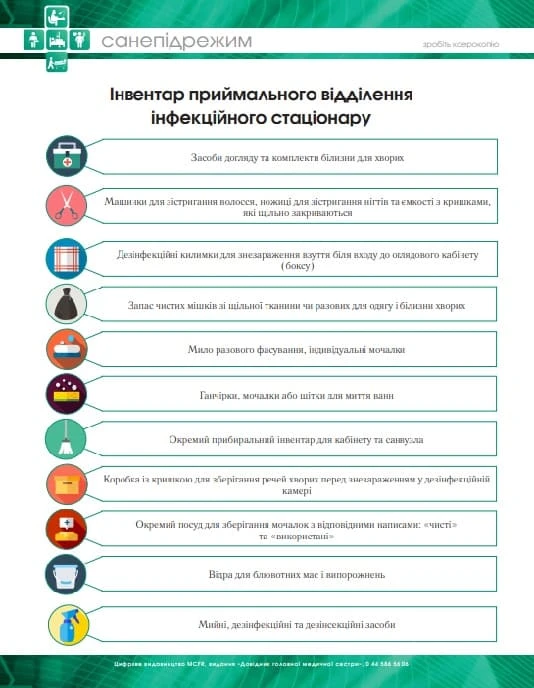 Яким обладнанням оснащувати відділення інтенсивної терапії інфекційних лікарень 4 основні правила роботи у приймальному відділенні інфекційної лікарні
