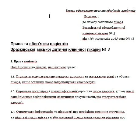 Права пациентов: законодательство и локальные нормы права пациентов пример