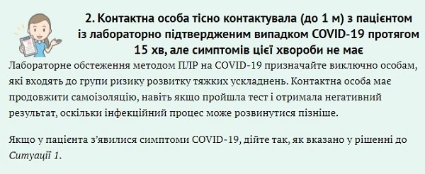 Моніторинг контактних осіб хворого на COVID-19 Моніторинг контактних осіб хворого на COVID-19